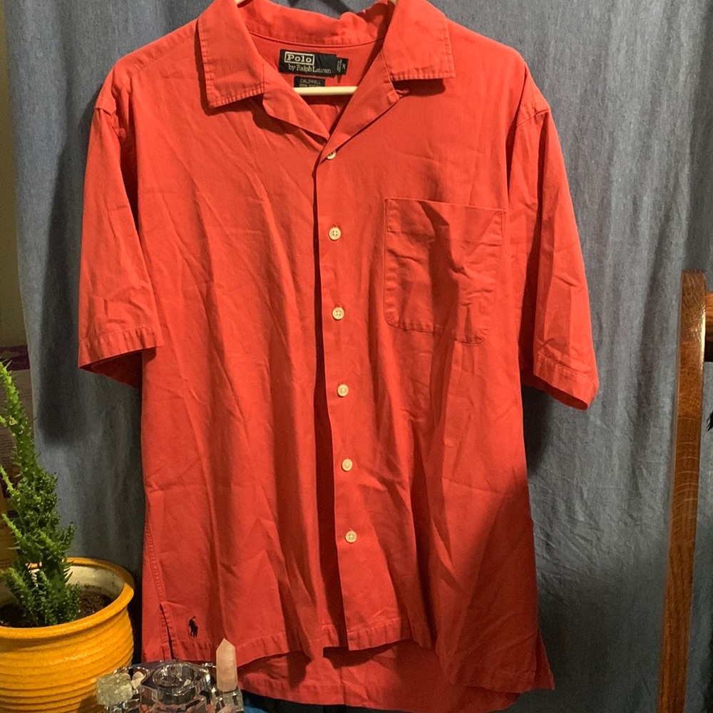 Salmon colored Polo by Ralph Lauren